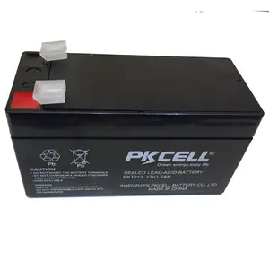 Factory wholesale 1.3ah 12v 12 Volt rechargeable sealed lead acid battery for power application