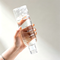 Gobelet à marqueur de temps en verre borosilicate de haute qualité, version chaude, 350 ml, 500 ml, 750 ml, pour eau et boissons
