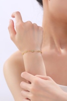 Pulsera de Cadena con Mariposas de Diseño Silver City, Chapada en Oro de 18K, Plata de Ley 925, Circonita Cúbica AAAAA, Estilo Lindo para Fiesta