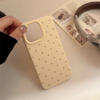 Nouvelle Arrivée 2026 – Coque de Téléphone à Motif Cœur et Ondes, Décontractée, Anti-Rayures, Étui de Protection pour iPhone 17 16 Pro Max