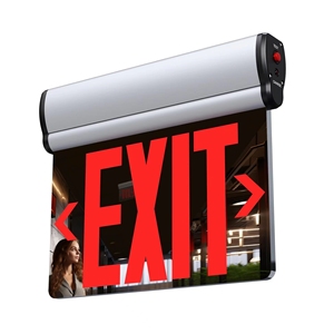 Chất lượng cao kép màu cạnh lit Acrylic Bảng điều chỉnh cháy khẩn cấp <span class=keywords><strong>Exit</strong></span> dấu hiệu <span class=keywords><strong>LED</strong></span> ánh sáng có thể sạc lại <span class=keywords><strong>Exit</strong></span> Đăng Board chiếu sáng - Product Image 2