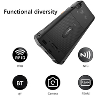 Terminal Inteligente PDA Android Robusto de Alta Calidad con Escáner de Código de Barras 2D, WIFI, 4G, Reconocimiento RFID Industrial Móvil, en Stock