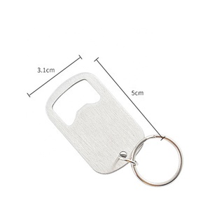 Tùy chỉnh thép không gỉ vòng chìa khóa thẻ mở chai Keychain tùy chỉnh thép không gỉ - Product Image 3