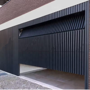 Nouveau style <span class=keywords><strong>de</strong></span> <span class=keywords><strong>porte</strong></span> <span class=keywords><strong>de</strong></span> <span class=keywords><strong>garage</strong></span> enroulable isolée <span class=keywords><strong>de</strong></span> haute qualité à pleine vue automatique en aluminium avec panneau affleurant - Product Image 1