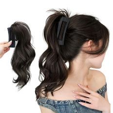 Extensiones de cabello humano tono sobre tono cuadrado para mujer con ondas naturales - Product Image 1