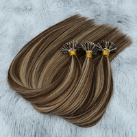 Extensions de cheveux russes vierges à double trame, à pointe en U, 100 % cheveux humains, vente en gros, marque HAOHAO HAIR pour femmes