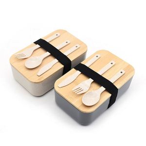 Wholesale Bento <b>Lunch</b> Box <b>Set</b> for Adults Kids with Spoon Fork - Product Image 1