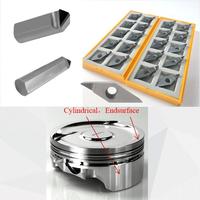 Insertos de Torneado PCD de Alta Calidad/Herramientas de Ranurado de Diamante para Mecanizado de Pistones de Aleación de Aluminio