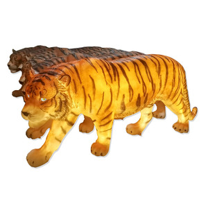 Christmas LED Holiday Polar Bear Lion Snow Leopard Decoration Outdoor Fiberglass <strong>Tiger</strong> 3D Sculpture Acrylic Animal <strong>Motif</strong> Lights - Product Image 1