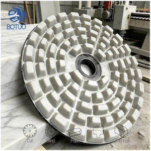 مسند كاشف مرن للأرضيات الجافة من الألماس قرص قرص صمغ قرص تلميع جرانيت مستدير لصف الماس والرخام - Product Image 1