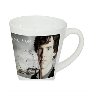 12oz thăng hoa cốc trống Trắng tráng tùy chỉnh Cốc gốm trà sữa cốc quà tặng tự làm - Product Image 5