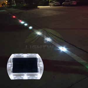 Prodotti di avvertimento di traffico all'aperto del perno della strada principale doppio lato della luce di avvertimento della strada solare del motociclo di alta luminosità - Product Image 5