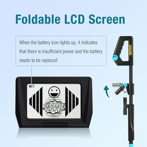 AllsunTS20B Impermeabile <span class=keywords><strong>Metal</strong></span> <span class=keywords><strong>Detector</strong></span> Tenuto In Mano Portatile di Lunghezza Regolabile per il Capretto Giocattolo Per Bambini Beach Ricerca Sotterraneo - Product Image 2