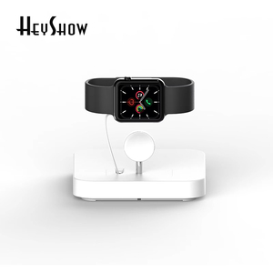 Base de Carga de Seguridad para Reloj Inteligente, Material ABS, Color Blanco, con Alarma Sonora, Sensor de Movimiento, Rango de Detección de 10 m, Soporte para Pantalla de Teléfono - Product Image 1