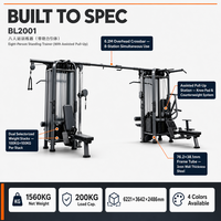 ZOFAN Appareil de musculation multifonctionnel en acier à 8 stations, équipement commercial de musculation sélective, tractions assistées, faible MOQ, OEM, ODM