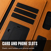 Ensemble de carnet A5 en cuir PU de luxe, toucher doux, reliure thermique, magnétique, pratique pour le bureau, avec stylo pour les affaires