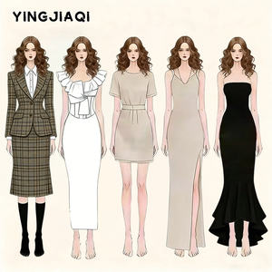 Produttore <span class=keywords><strong>di</strong></span> <span class=keywords><strong>Abbigliamento</strong></span> Personalizzato, Servizio <span class=keywords><strong>di</strong></span> Design per Marchi Propri, Abiti Casual da Donna <span class=keywords><strong>di</strong></span> Alta Qualità - Product Image 1