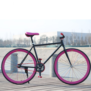 Vélo fixie Jack 700C entièrement en chromoly, vélo à vitesse fixe coloré, vélo à une seule vitesse - Product Image 3