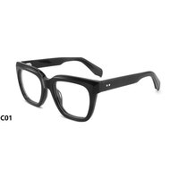 Nouvelles montures en acétate de mode cercle carré monture de lunettes optiques lunettes avec logo personnalisé