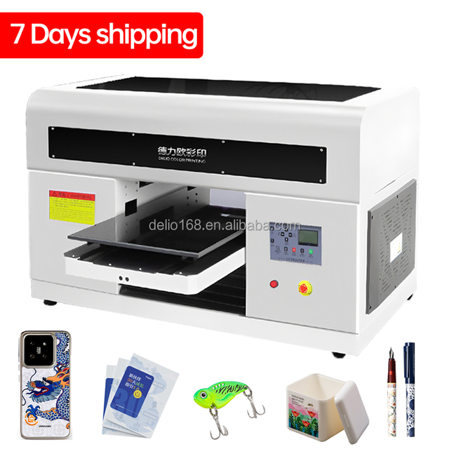 Digital A4/A3 UV Inkjet Multifunctional Flatbed Printer with Logo New Condition for Card Printing CMYK Ink Color