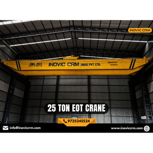 ซื้อเครน EOT แบบคานคู่คุณภาพพรีเมียม INOVIC CRM ขนาด 5-50 ตัน |   เครนเหนือศีรษะสำหรับงานหนักสำหรับโรงไฟฟ้าเหล็ก (ไม่มีการรับประกัน) - Product Image 2