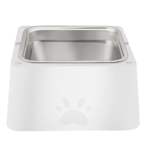 Nouveau blanc grande capacité 4L métal chien eau potable et mangeoire pour animaux de la ferme - Product Image 1