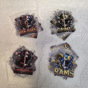 <span class=keywords><strong>Vinilo</strong></span> Termoadhesivo Personalizado para Camisetas de Fútbol, con Diseño de Logotipo en Gel Plástico - Product Image 4