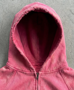 Nuova <span class=keywords><strong>Felpa</strong></span> con Cappuccio e Zip in Stile Americano, Moda Y2K <span class=keywords><strong>Rock</strong></span> Hip Hop Vintage Casual, Felpe Coreane con Cerniera - Product Image 5
