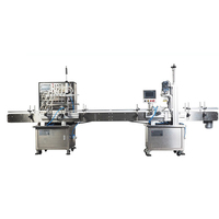 Remplisseuses automatiques à 4 têtes de lait, alcool, produit chimique, eau boisson, jus d'éthanol, détergent, savon, liquide pétillant