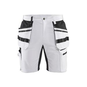 BLAKLADER - 191110001099D112 <b>Painter</b> shorts with stretch X1900 White/Black - EAN 7330509827741 WORK TROUSERS WORK SHORTS - Product Image 1
