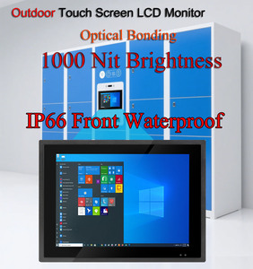 10.1 10.4 12.1 inch cảm ứng điện dung nhúng Màn hình công nghiệp ánh sáng mặt trời có thể đọc được cho ngoài trời Máy bán hàng tự động/thông minh Locker - Product Image 2