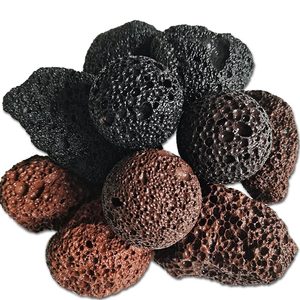 Pedra Vulcânica Porosa Vermelha e Preta, Pedra-Pomes Leve para Filtragem em Aquários, Horticultura e Decoração de Paisagens - Product Image 5