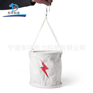 Sac en toile pour électricien de travail en hauteur avec poulie 250*260 300 400mm Sac de suspension pour outils électriques - Product Image 5