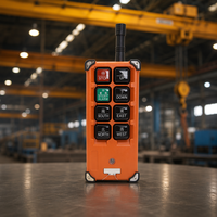 Sistema de Control Remoto Inalámbrico Industrial OEM F21-E1B de 8 Canales y Velocidad Única para Manipulación de Materiales, Grúa y Elevador
