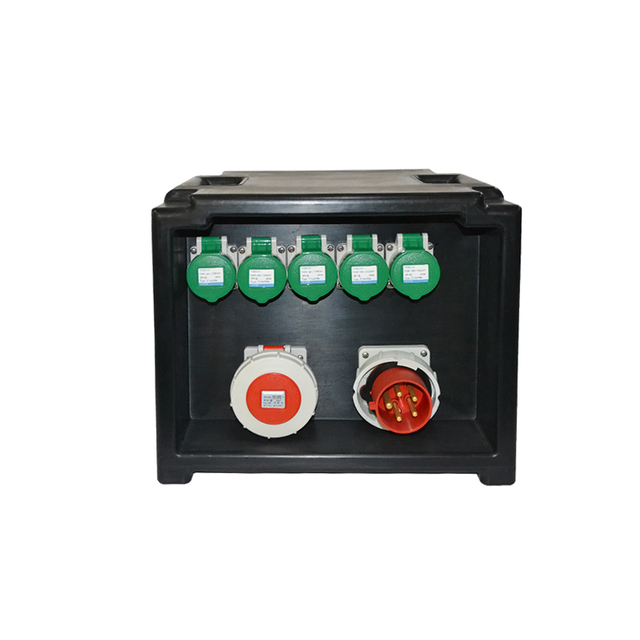 JH  Industrial Waterproof Electric Distribution Box Extension Socket Power Connection Box ,Stage Distribution  Power Box