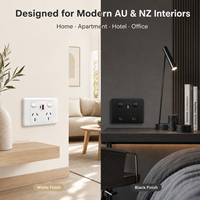 Prise murale USB standard australien et néo-zélandais 10A, double prise de courant avec interrupteur 2 voies, prise AU SDK pour la maison, l'hôtel, le bureau