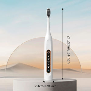 Spazzolino Elettrico Generico per Pulizia Profonda con Caricatore e Custodia da Viaggio, Prodotti dal Magazzino USA - Product Image 6