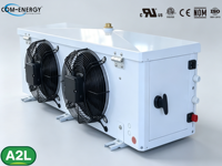 Com-Energy : Refroidisseur d'air de la série EA pour entrepôt alimentaire commercial RT≥-18 ° Dégivreur électrique C 6mm Fin Space