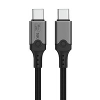 Kabel Data Thunderbolt 5 Dual Type C 80Gbps 16K 60HZ 240W PVC Kompatibel USB5.0 Thunderbolt 4 untuk Kamera Ponsel