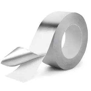 Warmte Isolatie Hoge Temperatuur Zware Hvac Tape Waterdicht Zilver Aluminiumfolie Tape