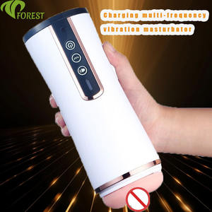 TT FOREST USB Şarjlı Çok Frekanslı Titreşimli Ses Çıkaran Erkek Mastürbatörü Ses Fonksiyonlu ABS+TPE Malzemeli Yetişkin Seks Oyuncağı - Product Image 1