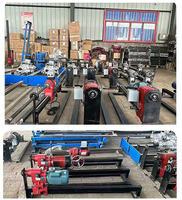 Mini machine de forage directionnel horizontal souterrain portable, équipement de tirage de tuyaux magnétique pour la pose de conduites d'eau et de gaz