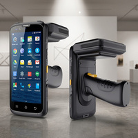 Terminal portable Android 15, PDA intelligent avec lecteur de puces RFID 134.2K et NFC pour l'identification et le contrôle d'accès