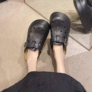 Sabots en EVA pour femmes, hauteur 3 cm, légers, respirants, à enfiler, confort rembourré, automne, toutes saisons, intérieur/extérieur, usage quotidien - Product Image 2