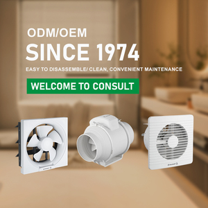 Ventilador de escape montado en ventana, control de humedad, para baño y dormitorio - Product Image 2