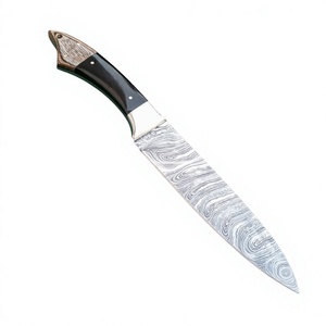 Cuchillo de Chef de cocina de acero japonés hecho a mano hoja de acero de Damasco Santoku cuchillos de Chef de calidad superior mango personalizado - Product Image 1