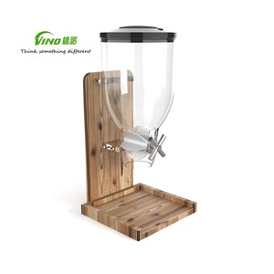 Dispensador de Cereales de Madera de Abeto Vino, 4 Litros, Contenedor de Lujo para Bar, Modelo Vino20220923-1 CN/GUA - Product Image 2