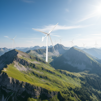 Éolienne à haute efficacité Luvorb 10KW 12KW 15KW 20KW HAWT, système de générateur éolien solaire