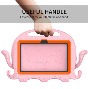 Pour <span class=keywords><strong>Amazon</strong></span> Kindle Fire <span class=keywords><strong>HD</strong></span> 7 2022 enfants mousse EVA douce poignée antichoc étuis robustes pour tablettes avec bandoulière protecteur d'écran - Product Image 3