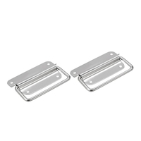 Poignée de porte pliante industrielle en acier inoxydable, directement de l'usine, pour usage hôtelier, compatible avec diverses armoires européennes